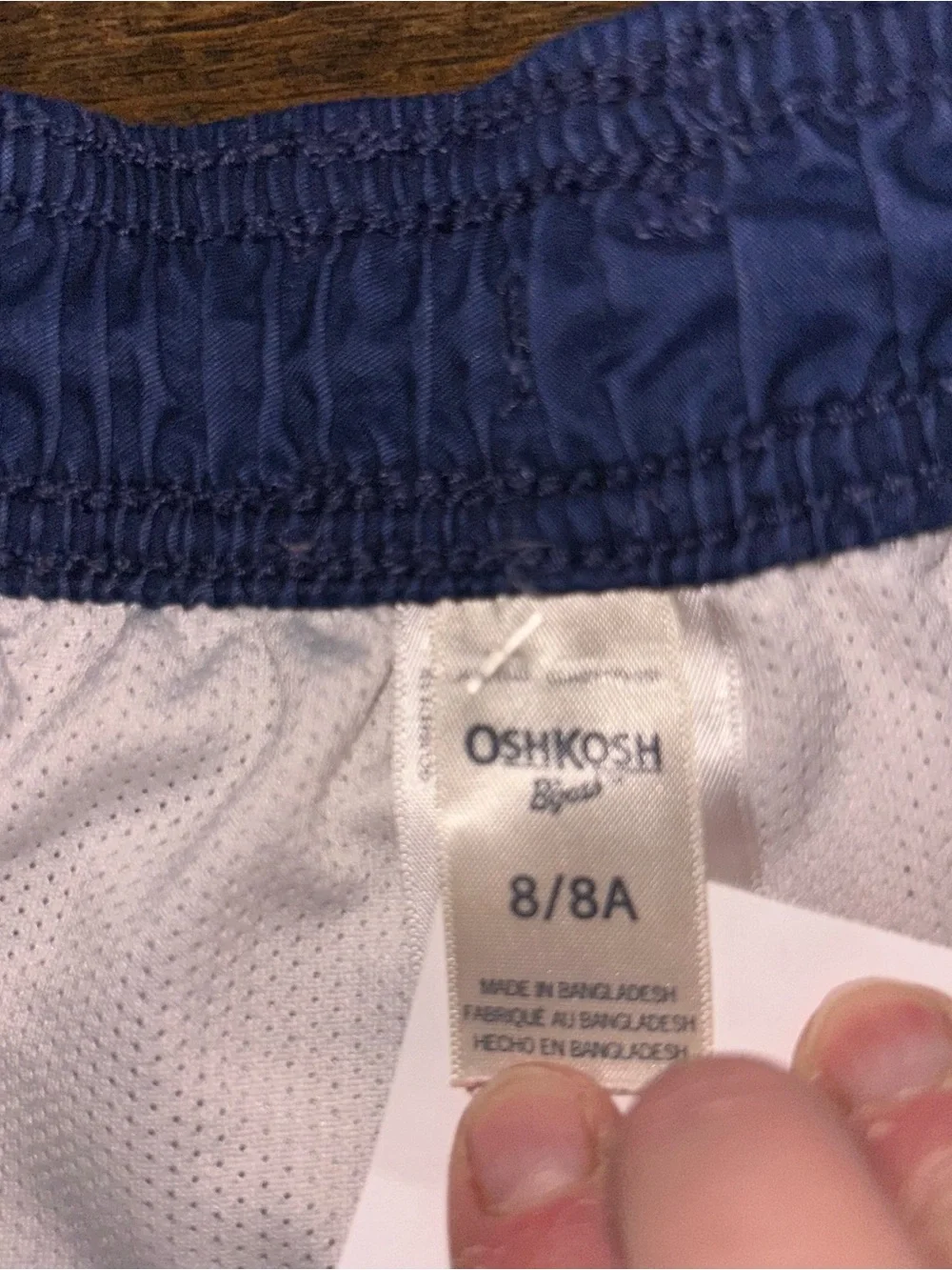 OshKosh B'gosh Blue Tropical Floral Swim Shorts